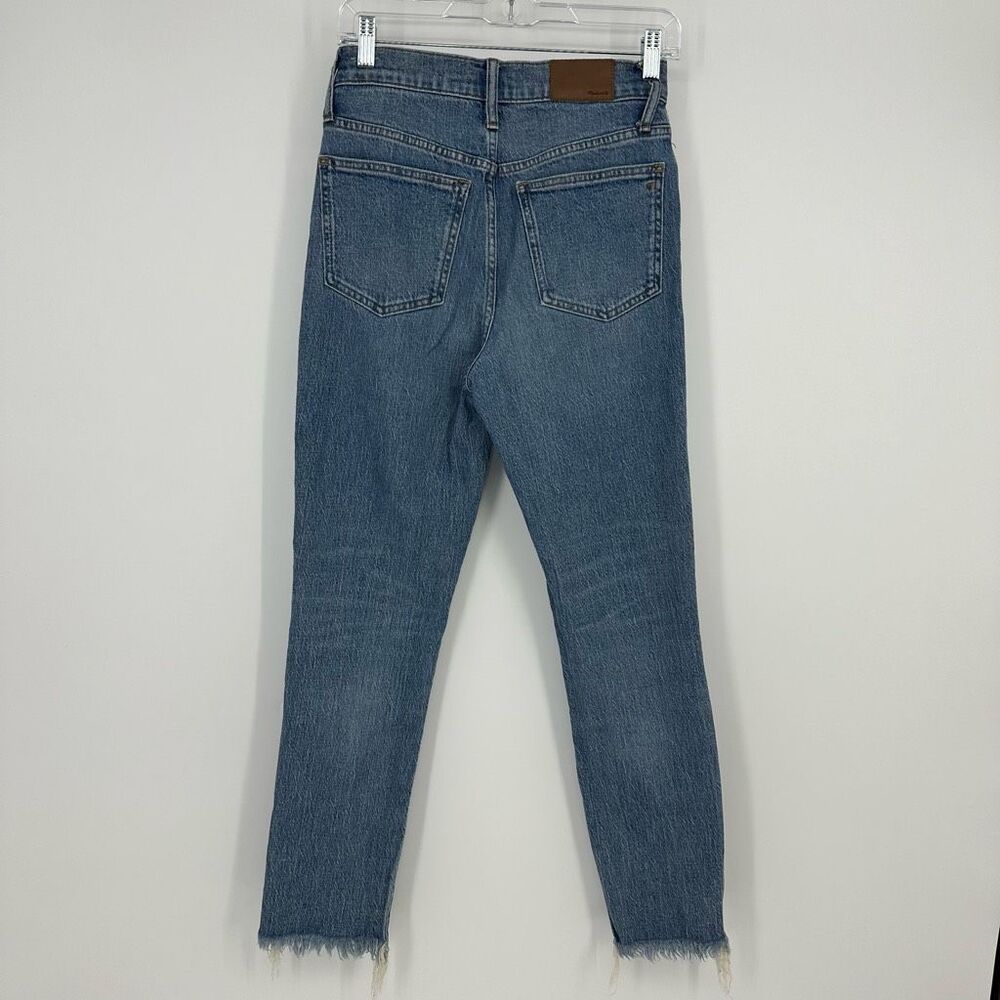 Madewell The Perfect Vintage Jean in Ainsworth Wash Size 25 Raw Hem Blue - Picture 7 of 16